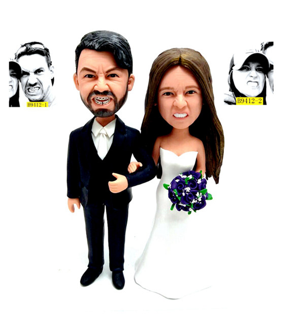 Custom Custom cake toppers personalized figurine cake toppers made from photos